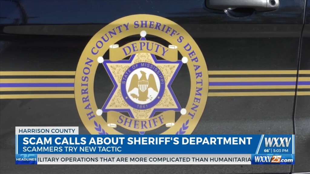Scammers Impersonate Harrison County Sheriff's Department