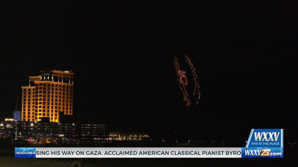 Beau Rivage Celebrates 25 Years On The Coast With Drone Show