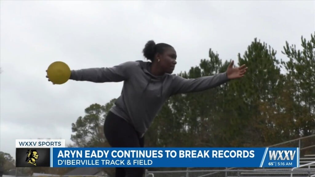 D'iberville Discus And Shot Put Athlete Aryn Eady Breaks Personal School, Meet And Venue Records!