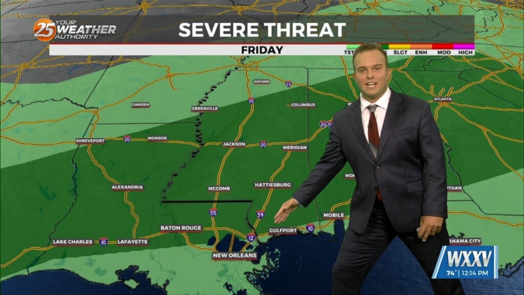 3/14 Jeff's "breezy/becoming Unsettled" Thursday Afternoon Forecast