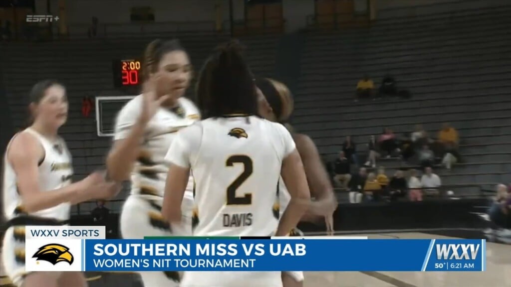 Southern Miss Lady Eagles Defeat The Uab Players In The First Match Of The Wnit