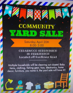 Yard Sale