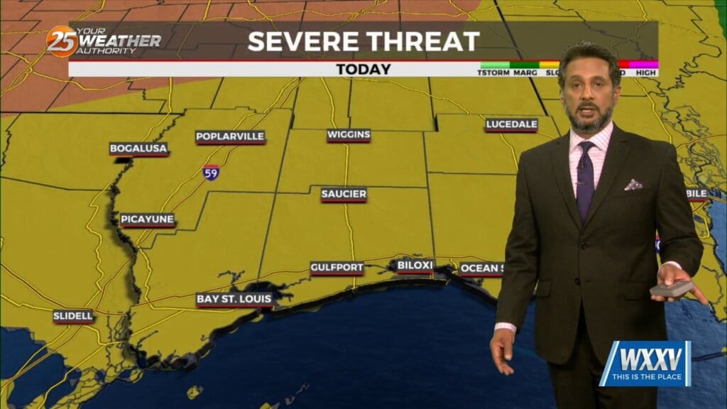 3/25 The Chief's "afternoon/evening Severe Potential" Monday Morning Forecast