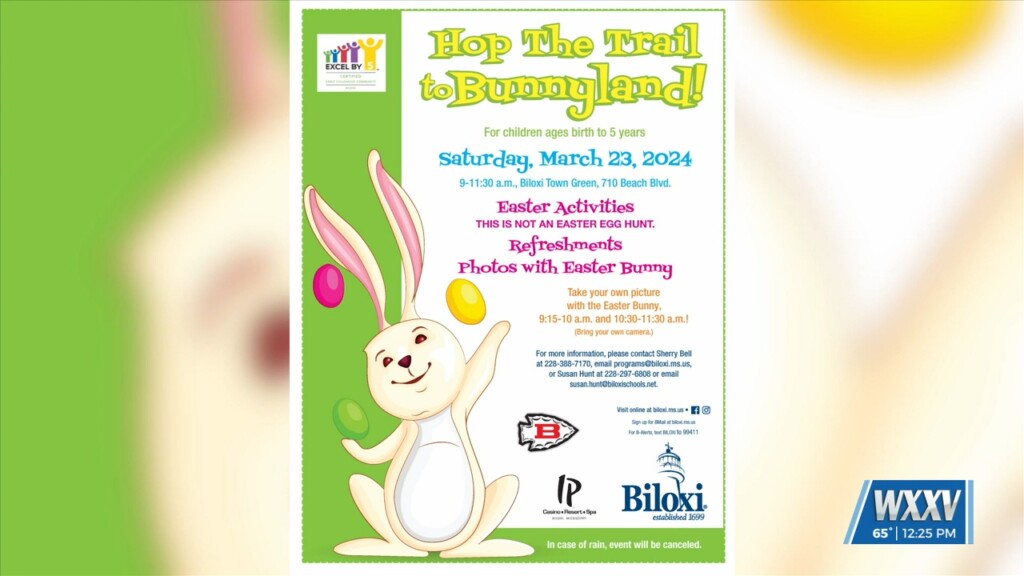 Biloxi Holding Easter Event