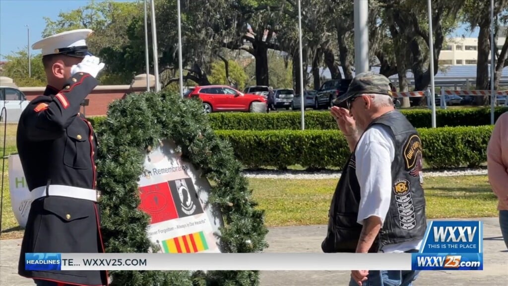Vietnam Veterans Honored At Remembrance Ceremony In Biloxi