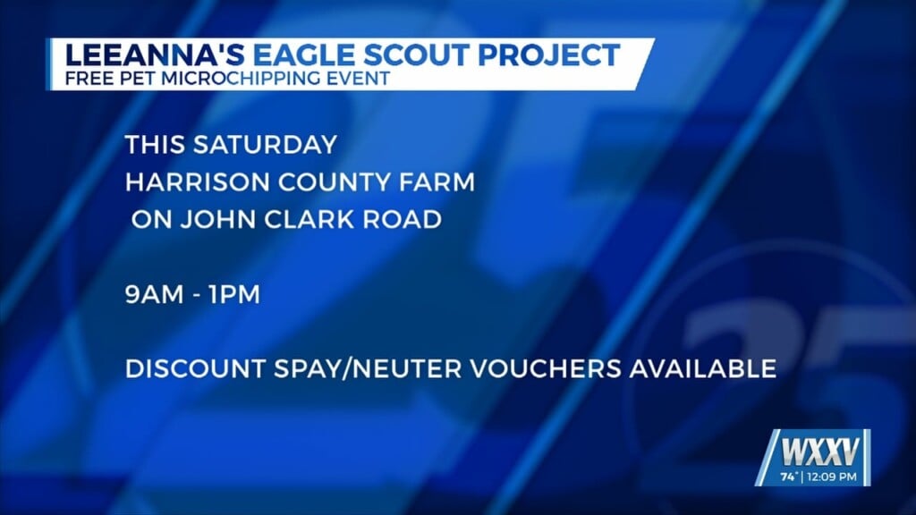 Free Pet Microchipping Event In Harrison County
