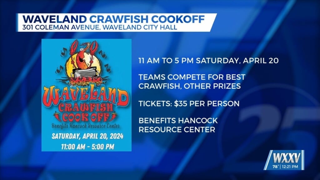 Waveland Crawfish Cookoff