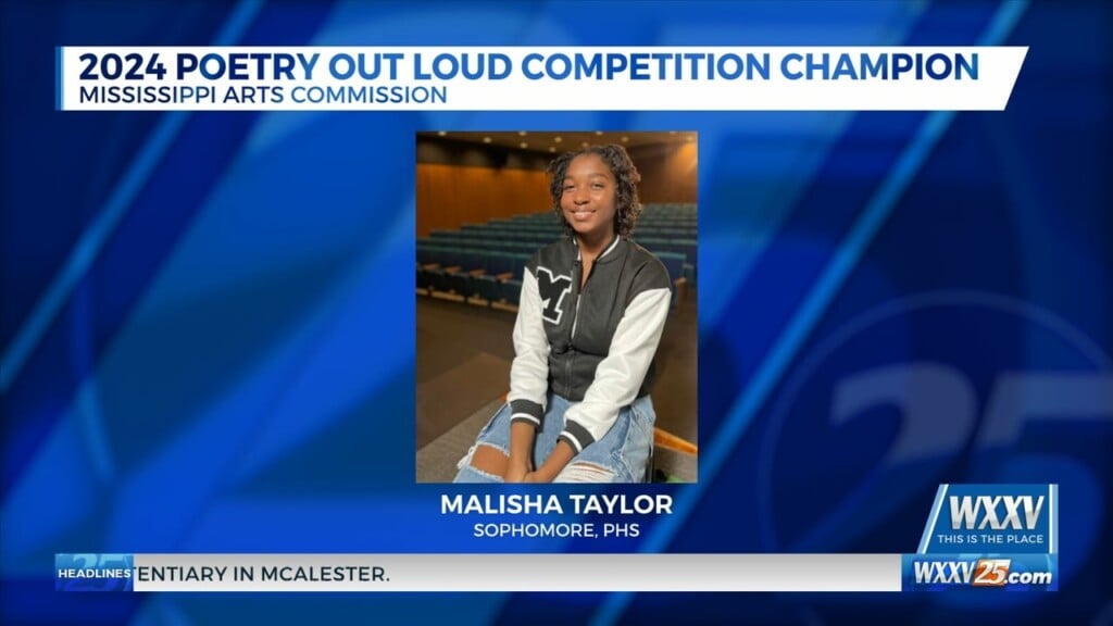 Pascagoula High Sophomore Named 2024 Mississippi Poetry Out Loud Champion