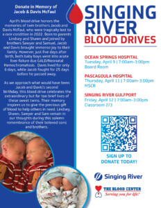 Singing River Blood Drives