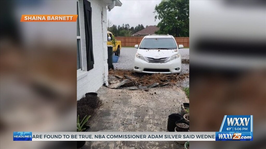 Home Struck By Lightning, Damages Car In Gulfport