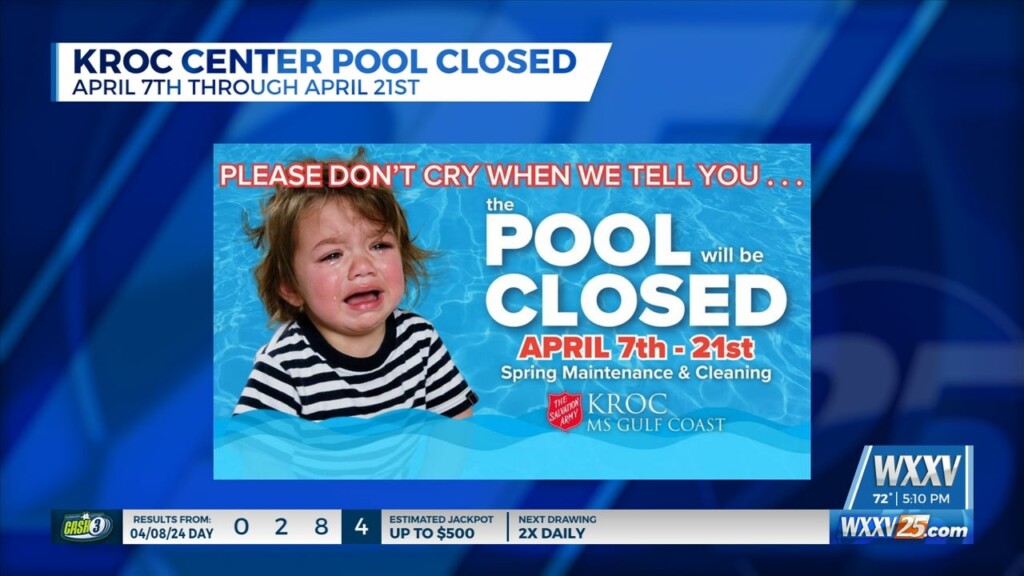 Kroc Center Pool Closed Temporarily