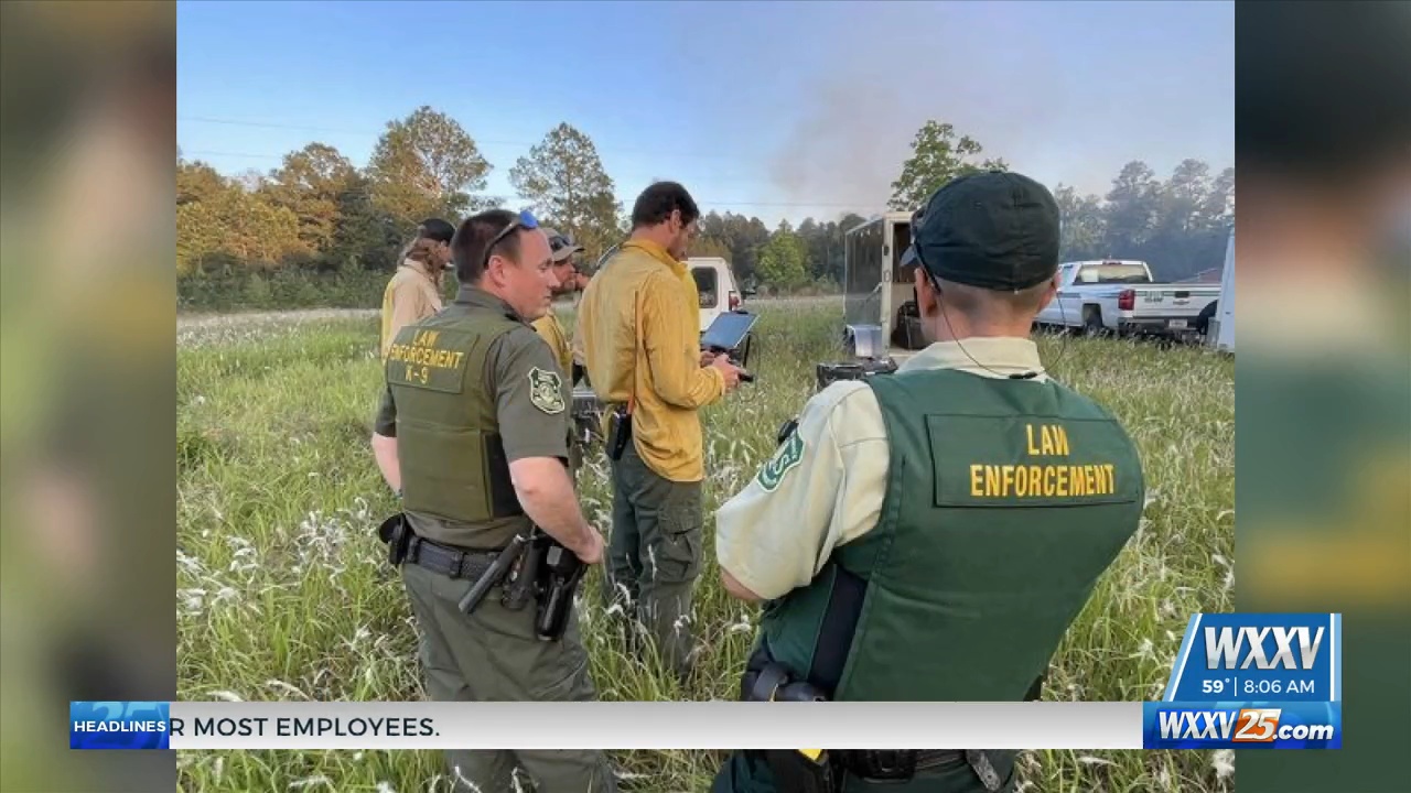 Crews battle woods fire in Harrison County - WXXV News 25