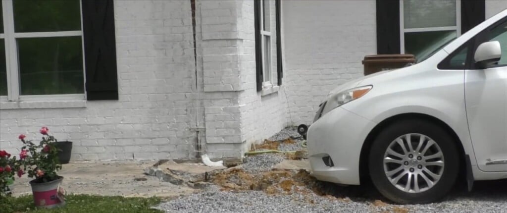 Lightning Strike Near House In Gulfport