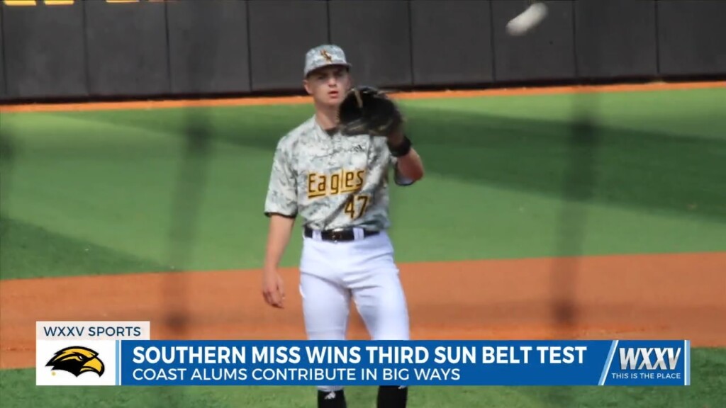 Gulf Coast Greats Carson Paetow And Mccarty English Help The Golden Eagles Clinch Their Second Sun Belt Series
