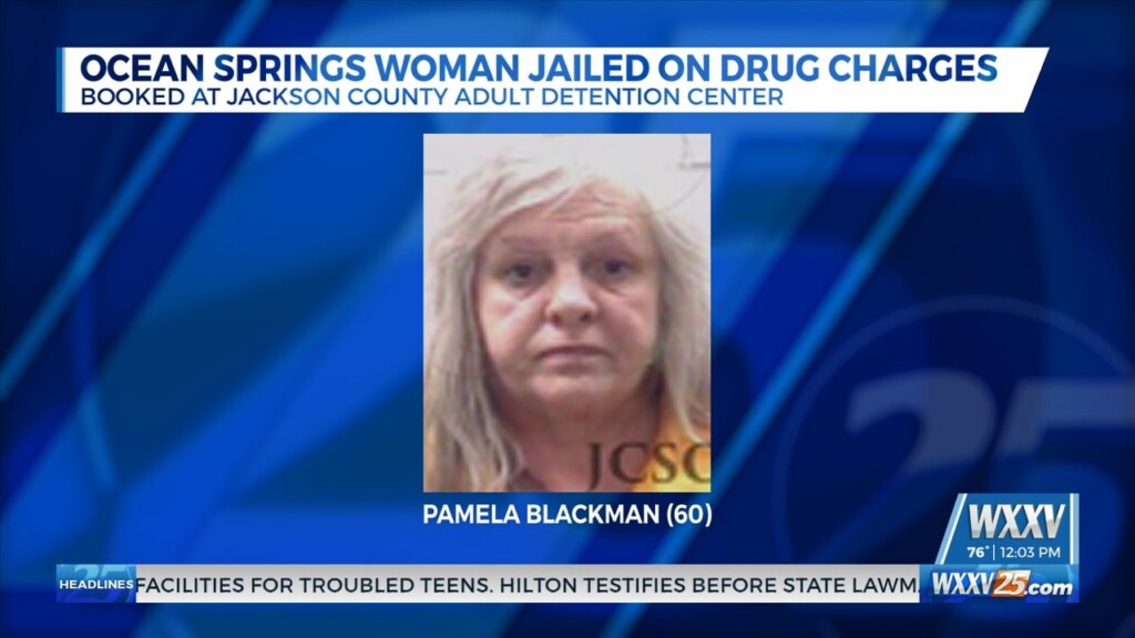Ocean Springs Woman Jailed On Drug Charges