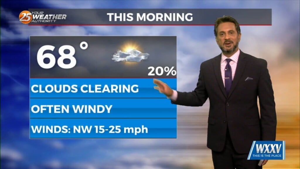 4/3 The Chief's "clearing Skies, Often Windy" Wednesday Morning Forecast