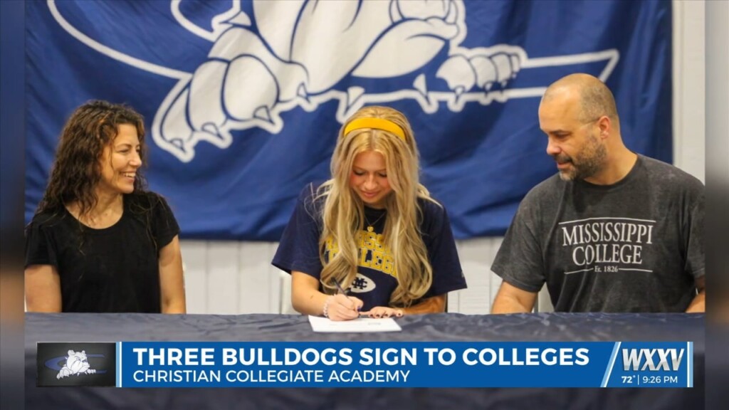 Three Christian Collegiate Academy Student Athletes Sign To Continue Their Careers At The College Level