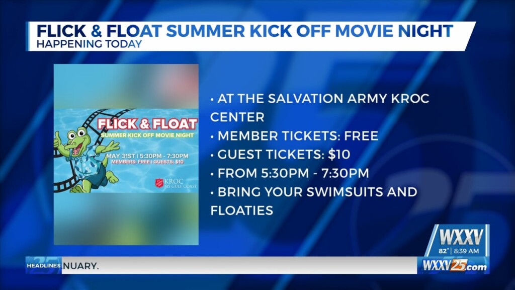 Flick And Float Summer Kick Off Movie Night
