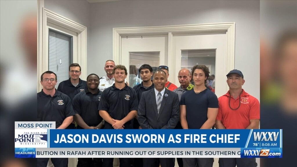 New Moss Point Fire Chief Sworn In