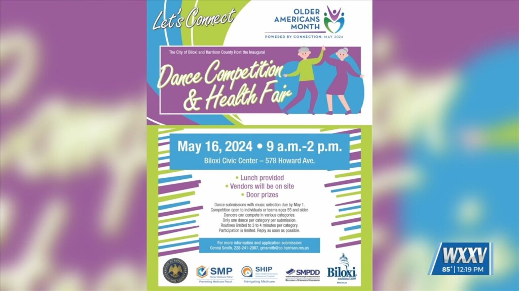 Dance Competition And Health Fair For Older American Months