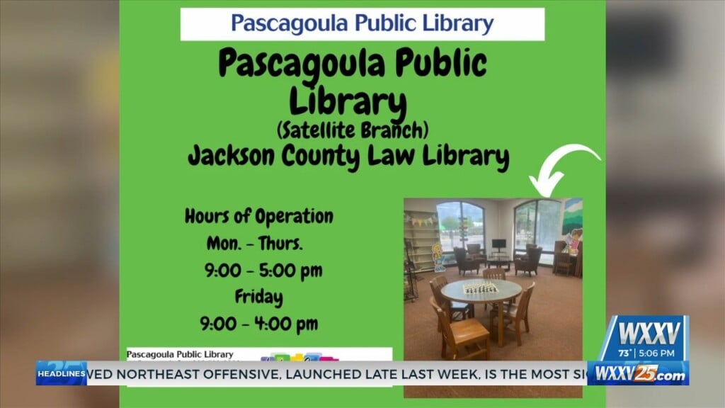 Pascagoula Library Opening Satellite Branch