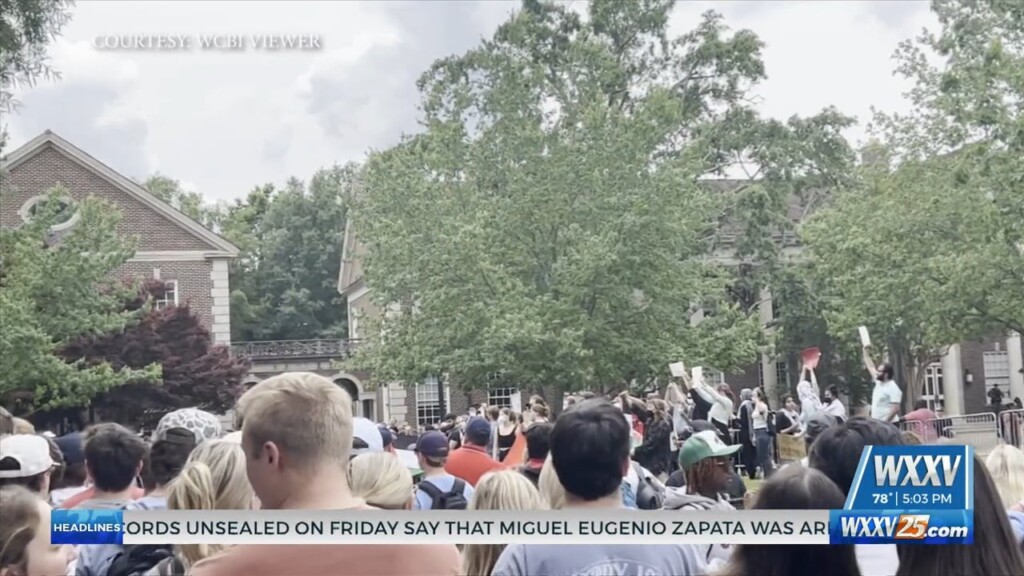 Aftermath Of Pro Palestinian Protest At Ole Miss