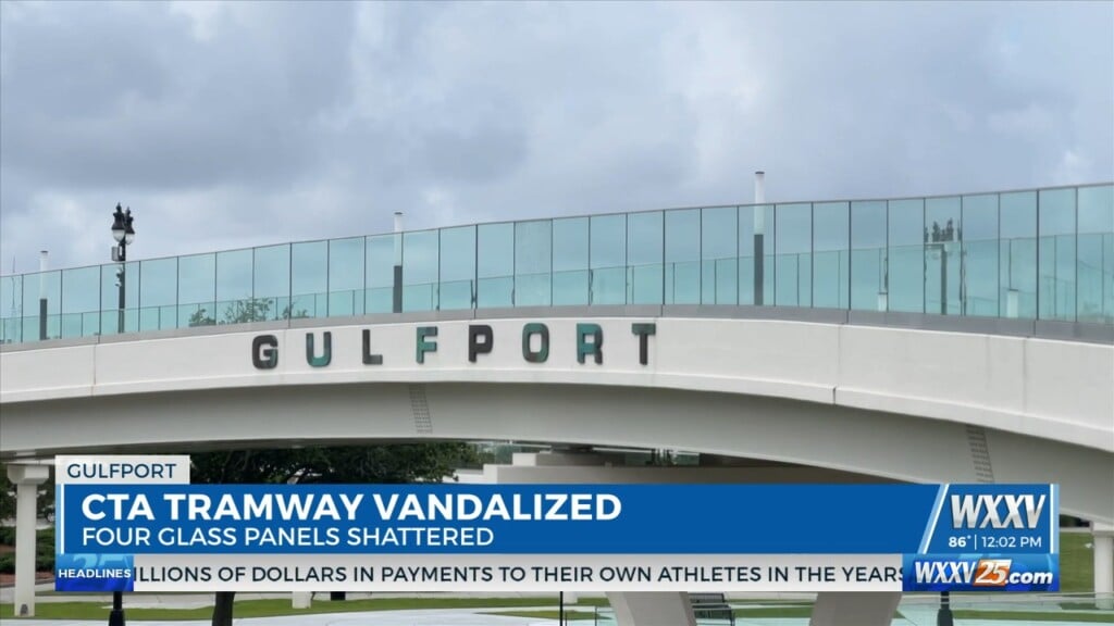 Cta Tramway In Gulfport Vandalized