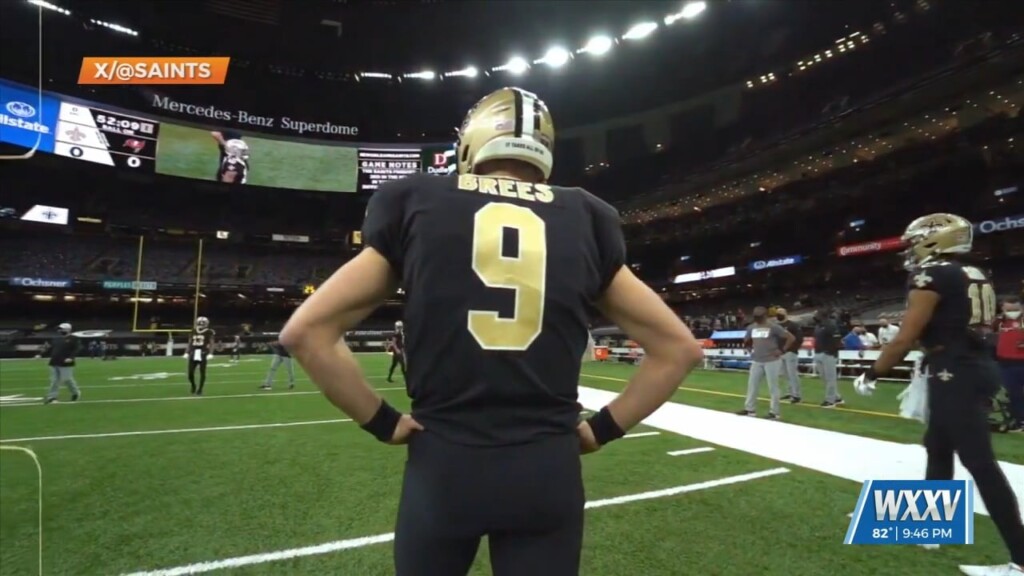 Drew Brees Inducted To The New Orleans Saints Hall Of Fame