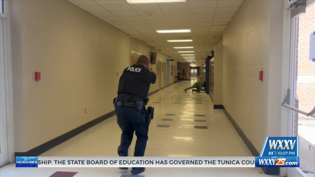 First Responders Hold Active Shooter Training Exercise In Pass Christian