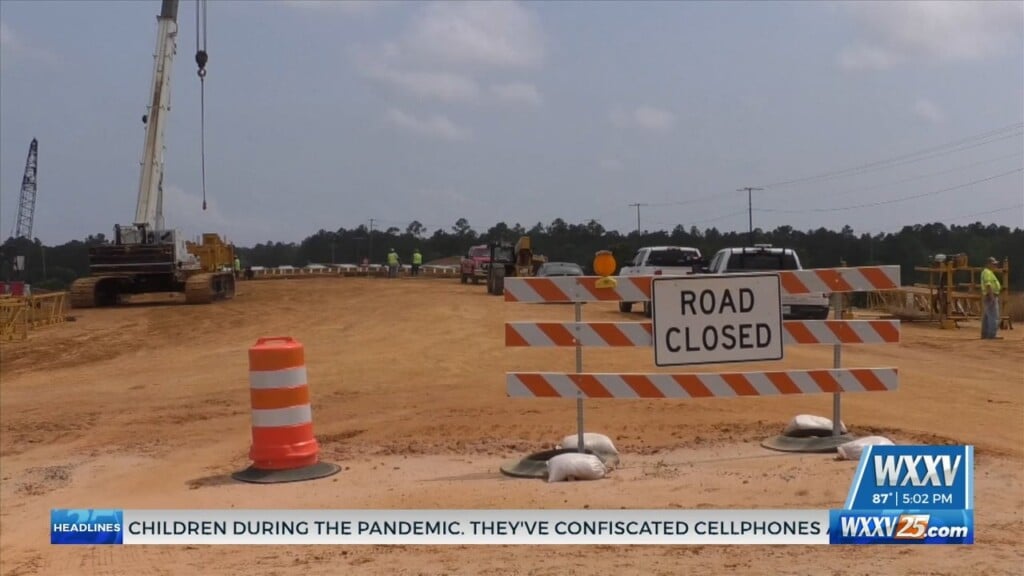 Alternating Lane Closures On I 10 W In Harrison County Overnight