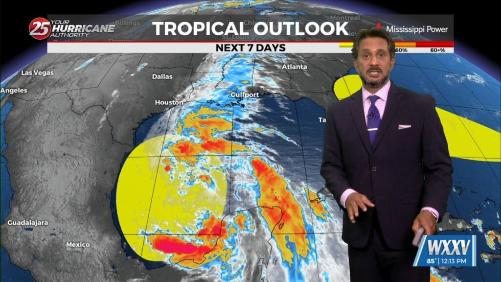 6/18 The Chief's "tropical Moisture Slowly Departing" Tuesday Afternoon Forecast