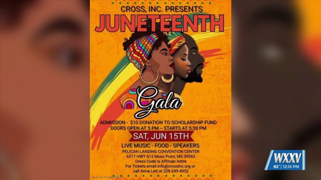 Inaugural Juneteenth Gala Being Held In Moss Point
