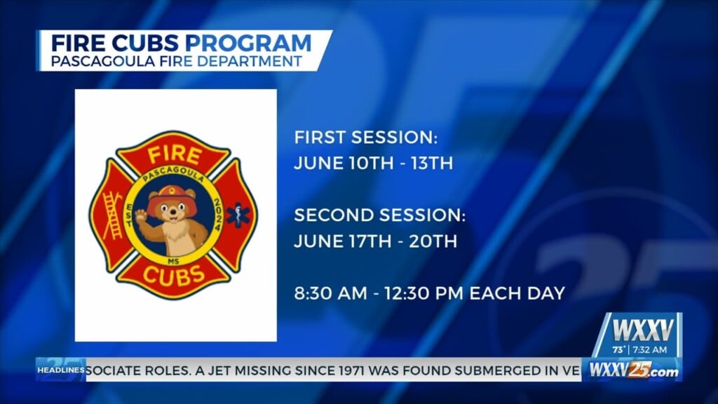 Wxxv Morning Reporter Everett Ganier Jr. Checks Out The Pascagoula Fire Cubs Summer Program