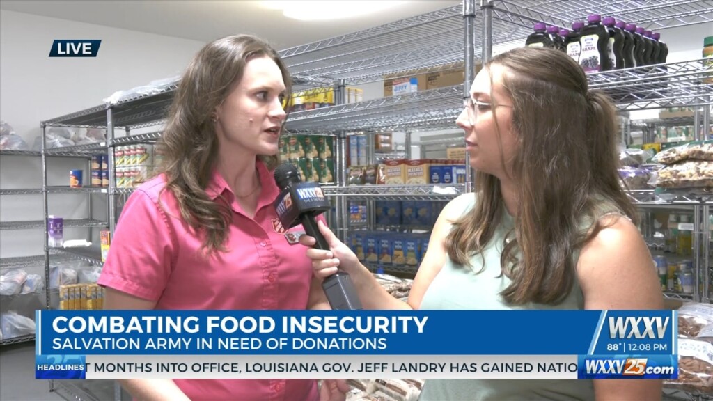 Wxxv’s Brooke Parker Is At The Salvation Army To Talk About Their Need For Donations