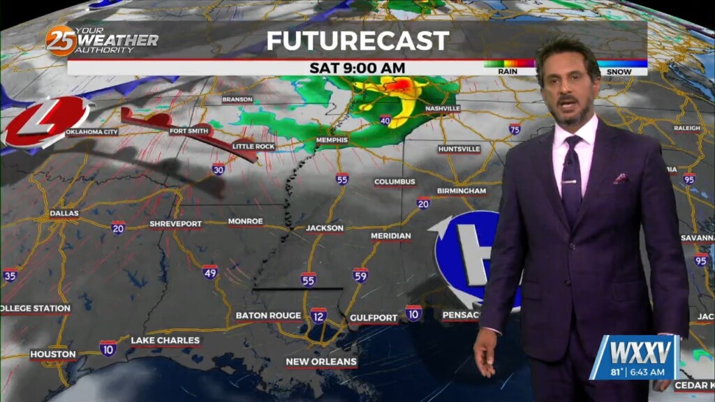 6/6 The Chief's "scattered T Storms" Friday Eve Morning Forecast