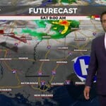 6/6 The Chief's "scattered T Storms" Friday Eve Morning Forecast