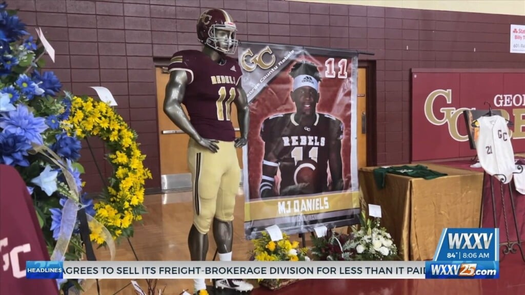 Usm Football Player Mj Daniels Jr. Laid To Rest In George County
