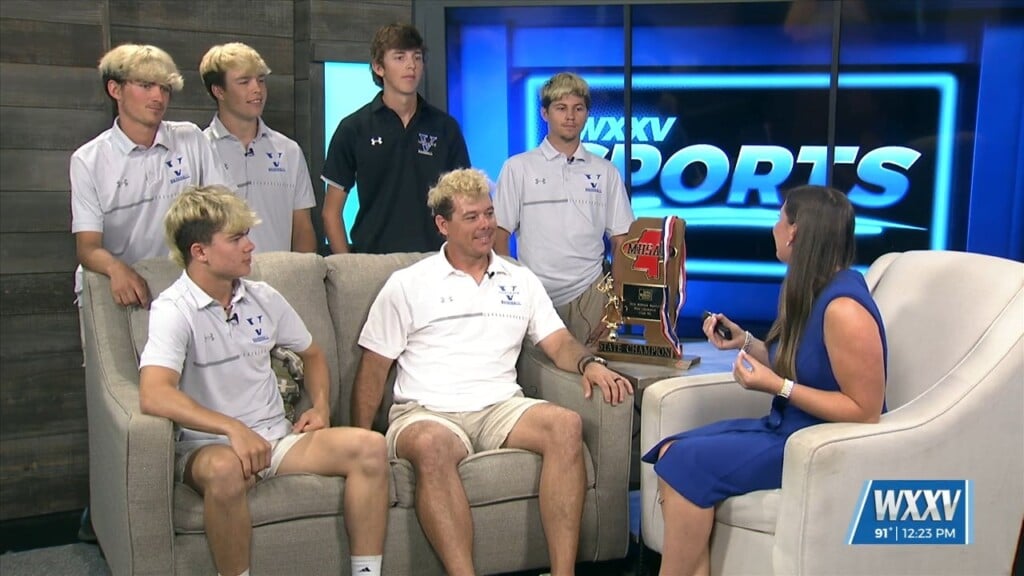 Vancleave High Baseball State Champs In Studio
