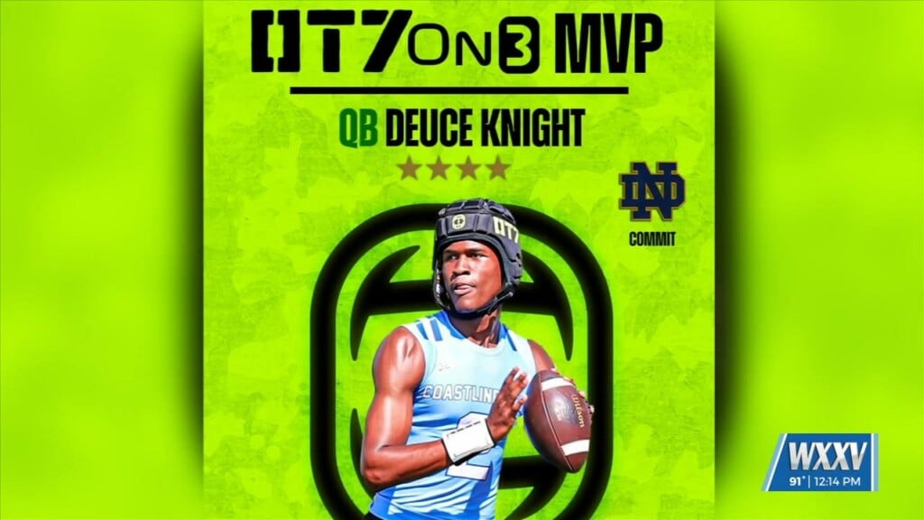 George County Four Star Quarterback Deuce Knight Wins Ot7 Mvp