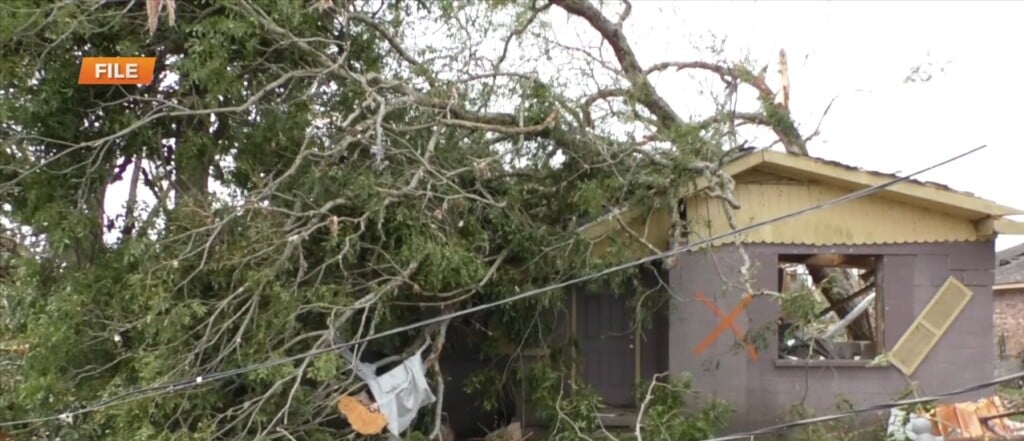 Wxxv Morning Reporter Everett Ganier Jr. Is Live In Moss Point For Tornado Anniversary