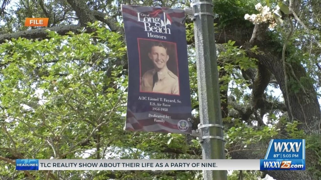 Military Heroes Banner Program In Long Beach Honoring Service Members