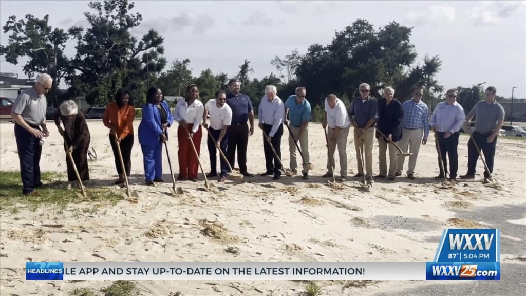 Groundbreaking For M&m Bank In Moss Point One Year After The Tornado