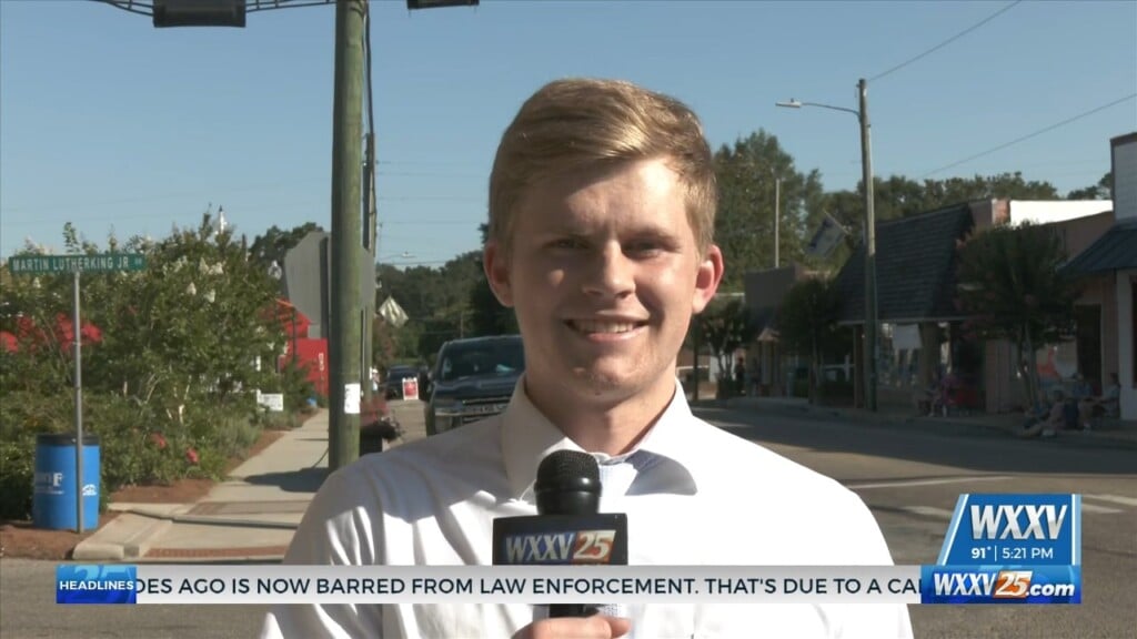 Wxxv’s Newest Team Member Sam Parker Is At The Blueberry Jubilee Kickoff In Poplarville