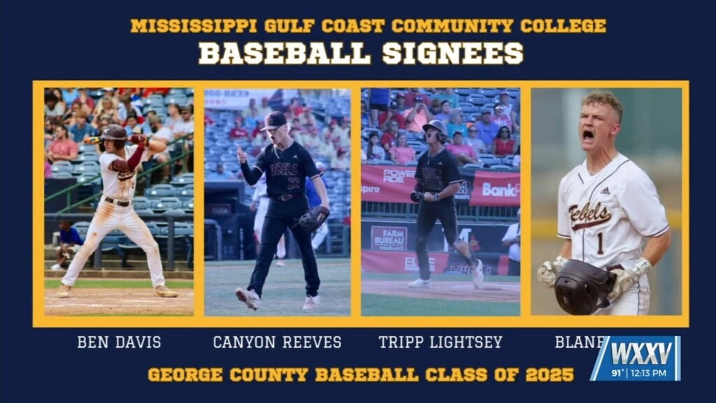 George County Baseball's High Quality Quartet Commits To Mgccc. Congratulations Ben Davis, Canyon Reeves, Tripp Lightsey, And Blaine Green!