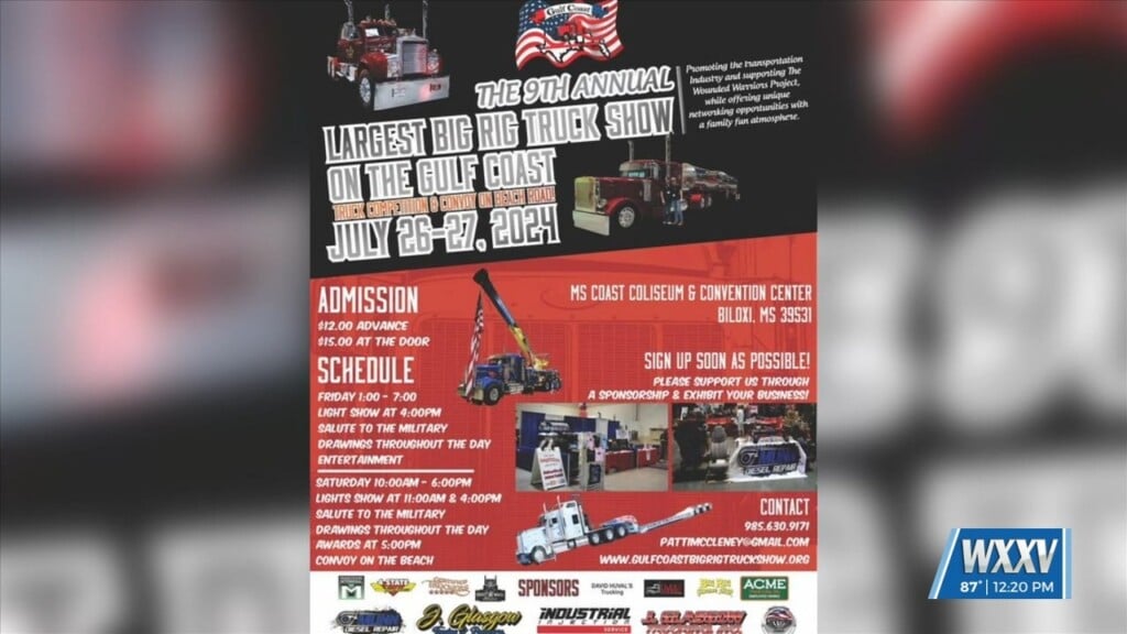 Big Rig Truck Show Being Held This Weekend At The Mississippi Coast Coliseum
