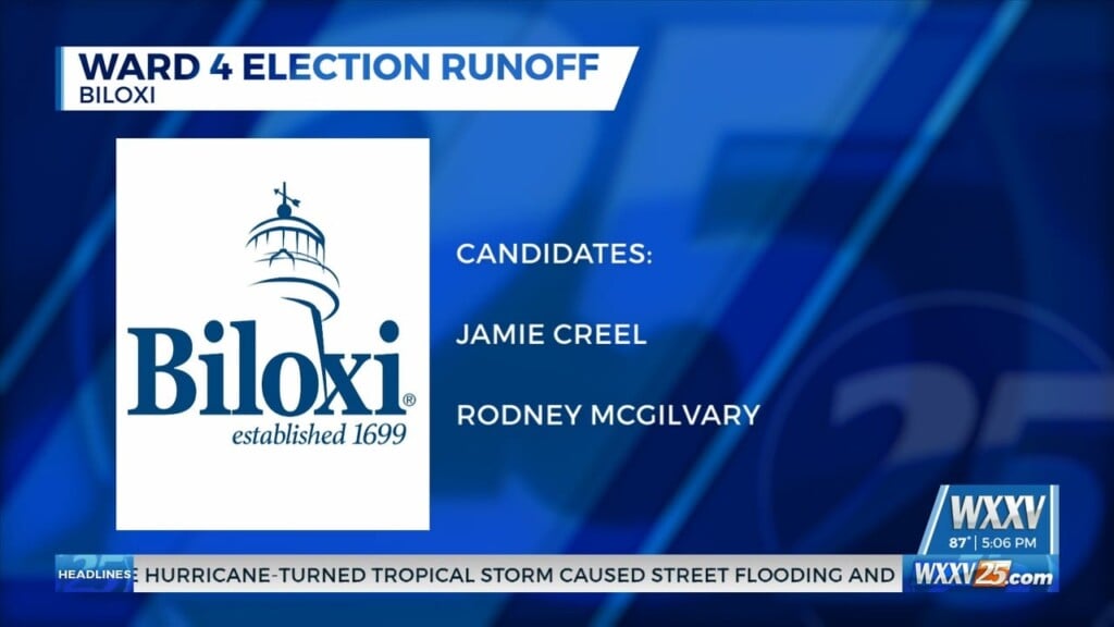 Ward 4 Election Runoff Is Tuesday, July 9th