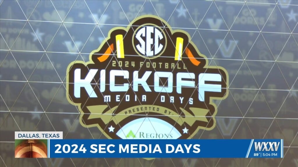 Wxxv Sports Director Jevan Mccoskey Has A Live Report From Sec Media Days