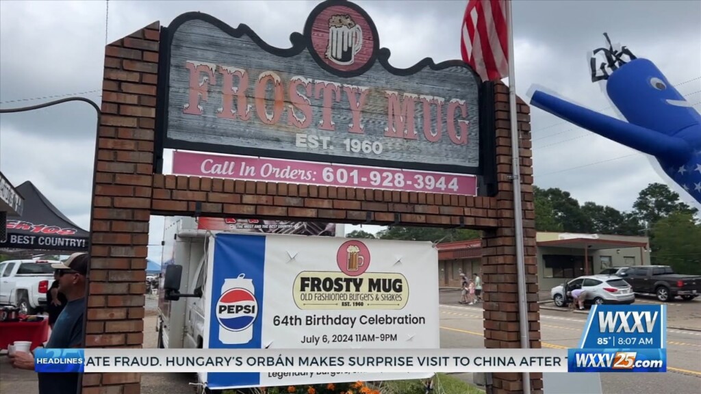 Frosty Mug In Wiggins Celebrates 64 Years
