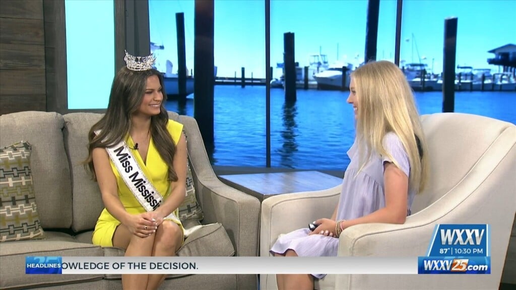 Miss Mississippi Visits Wxxv
