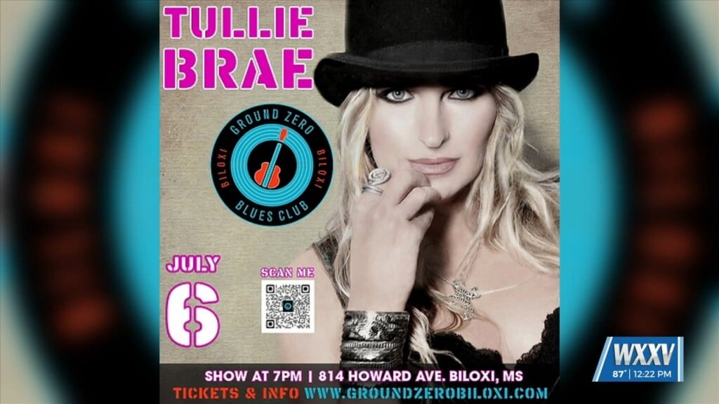 Musician Tullie Brae Performing At Ground Zero Blues Club